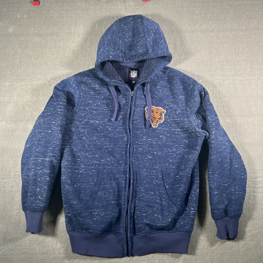 Chicago Bears Hoodie Mens XL Blue Embroidered Logo NFL G-lll Apparel Football